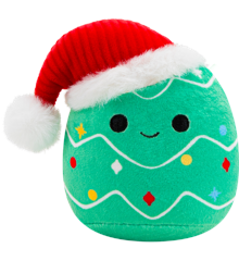 Squishmallows - Squeaky Plush Dog Toy 9cm - Carol the Christmas Tree (DIS0558)