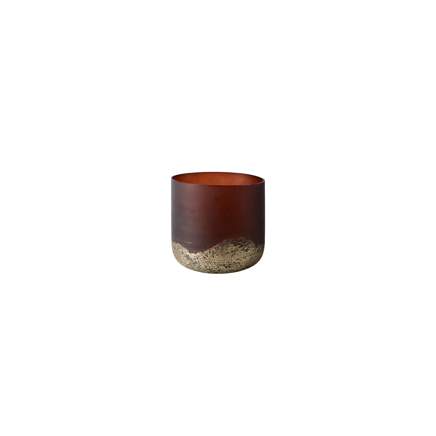 7: Muubs - Vase Lana 14 - Brown/Gold (9190002207)