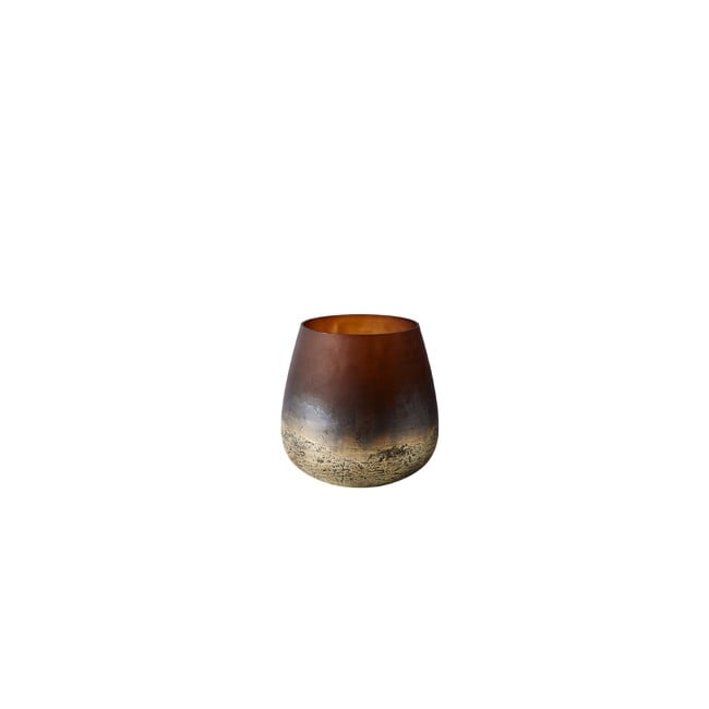 Muubs - Lana Vase 15 - Brown & Gold