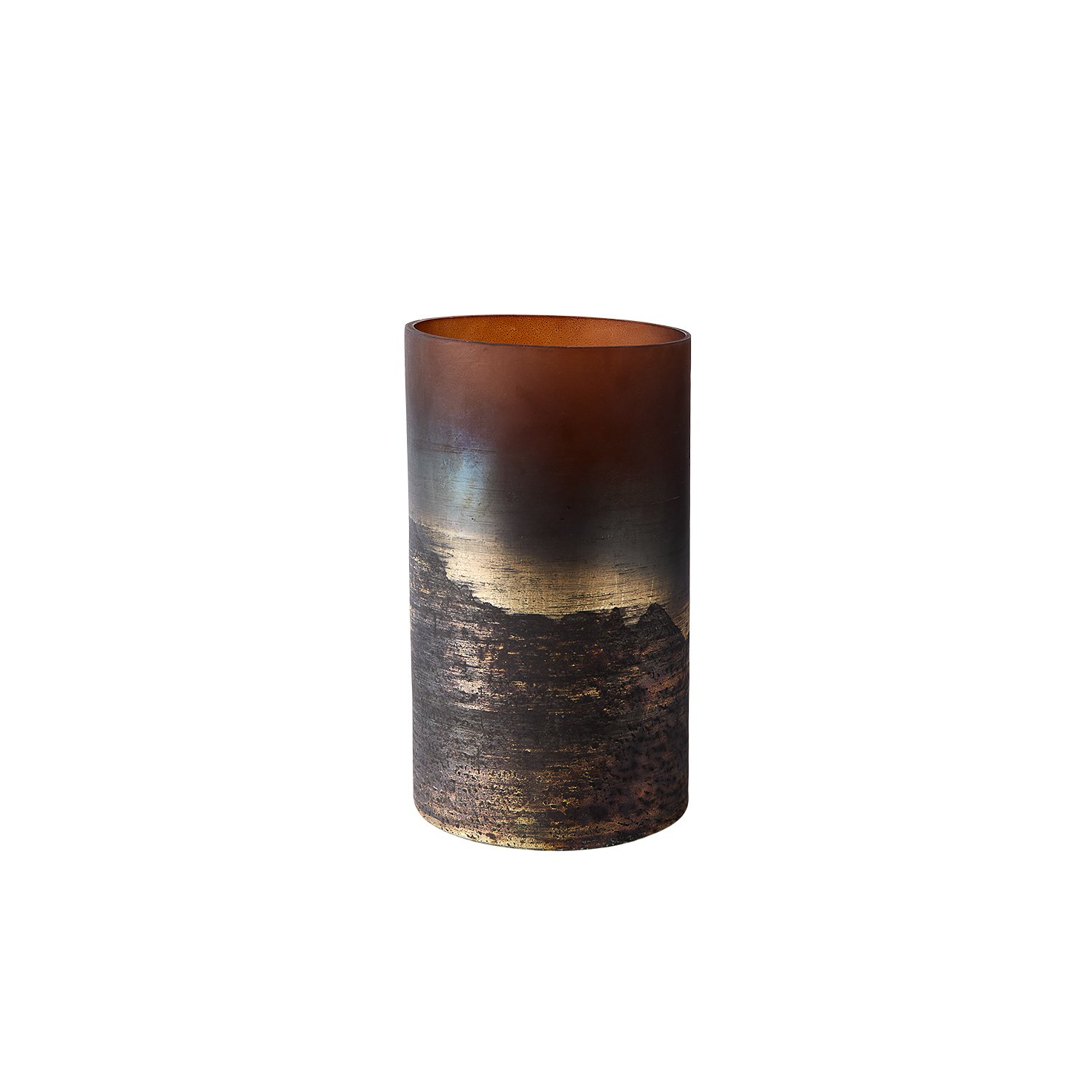 4: Muubs - Vase Lana 25 - Brown/Gold (9190002209)