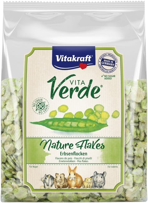 Vitakraft - Vita Verde® Nature ærteflager til gnavere 500g