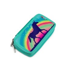 JEVA - Pencil Case TwoZip - Rainbow Unicorn Candy (8865-26)