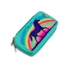 JEVA - Pencil Case TwoZip - Rainbow Unicorn Candy (8865-26)