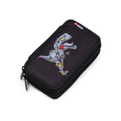 JEVA - Pencil Case TwoZip - Dinosaur Robot (8865-61)