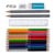JEVA - Pencil Case TwoZip - Rainbow Glitter (8865-62) thumbnail-2