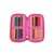 JEVA - Pencil Case TwoZip - Rainbow Glitter (8865-62) thumbnail-3