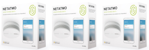 Netatmo - 3x Smart Smoke Alarm 85dB Siren, Wi-fi, Bluetooth - Bundle thumbnail-1