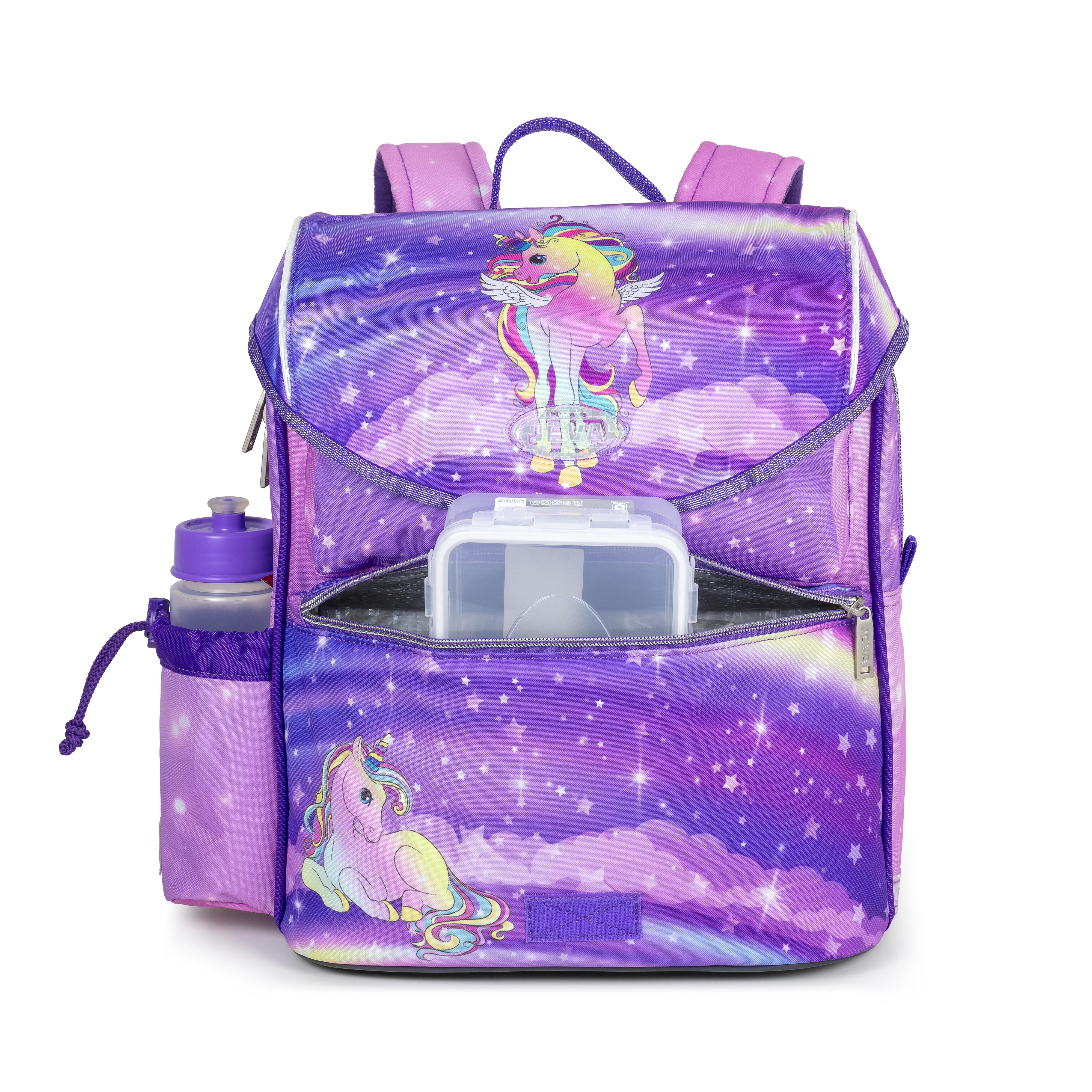 JEVA - Schoolbag (21 + 11 L) - Intermediate - Unicorn Friends (308-60) thumbnail-3