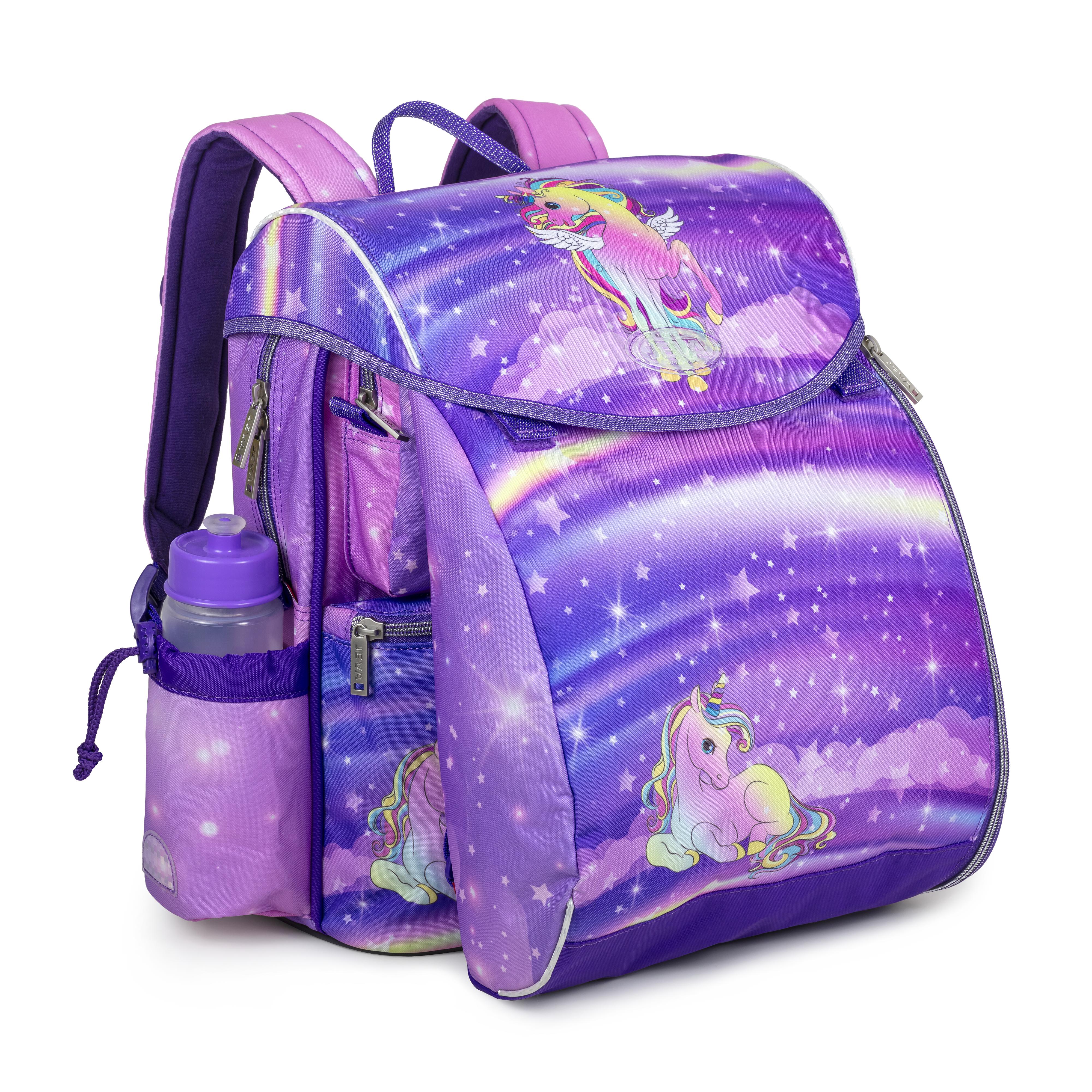JEVA - Schoolbag (21 + 11 L) - Intermediate - Unicorn Friends (308-60) thumbnail-5