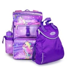 JEVA - Schoolbag (16 + 8 L) - Beginners - Unicorn Friends (313-60)