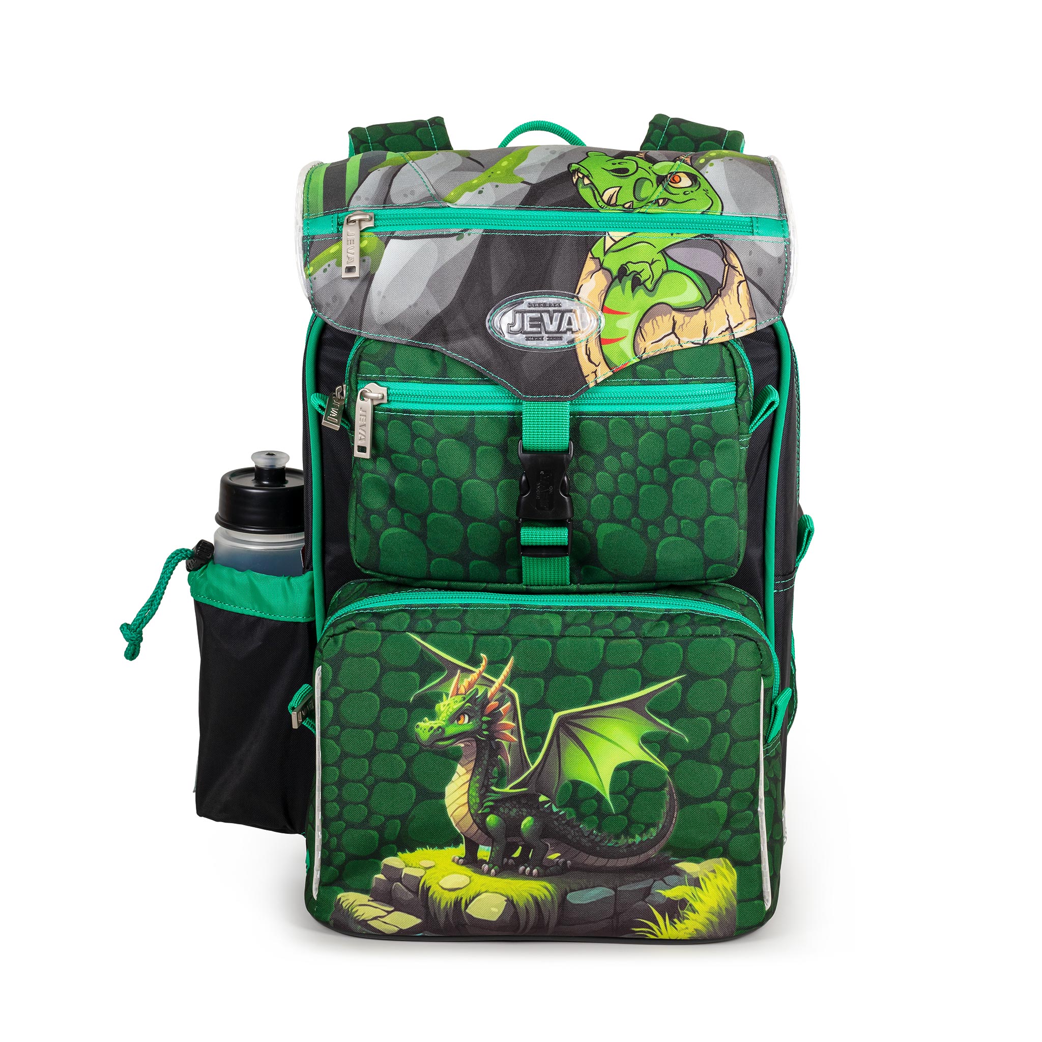 JEVA - Schoolbag (16 + 8 L) - Beginners - Dragon Draco (313-63)
