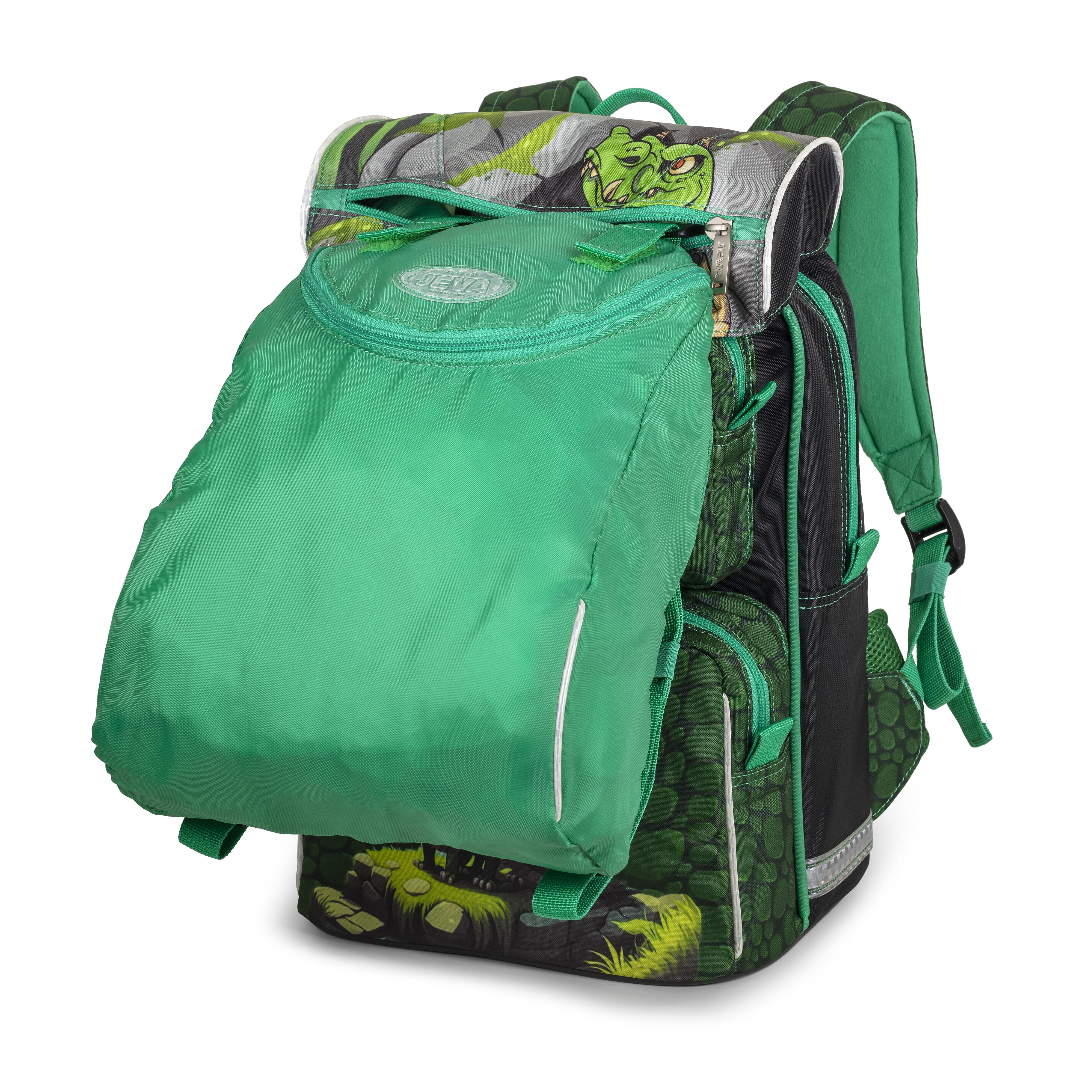 JEVA - Schoolbag (16 + 8 L) - Beginners - Dragon Draco (313-63) thumbnail-5