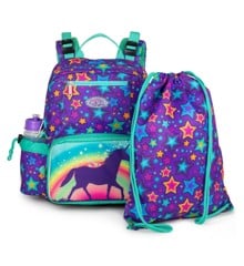 JEVA - Start-Up Schoolbag (13+13 L) - Rainbow Unicorn Candy (403-26)