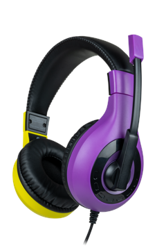 BigBen Interactive Stereo Gaming Headset V1 - Purple + Yellow (Switch)