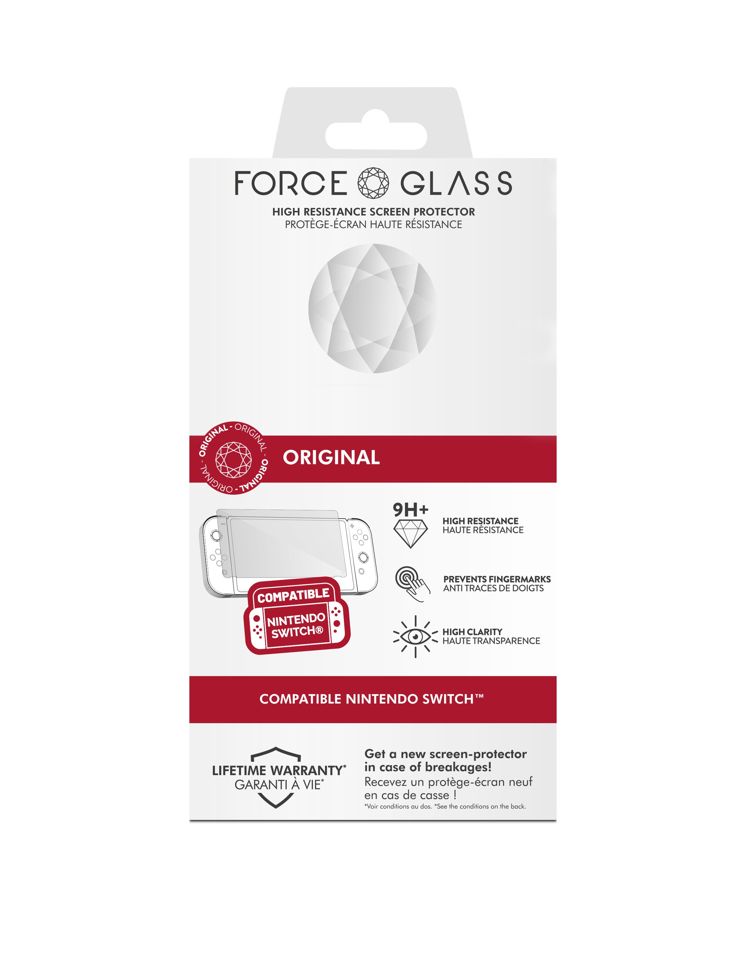 BigBen Force Glass Protection Kit (Switch) - Videospill og konsoller