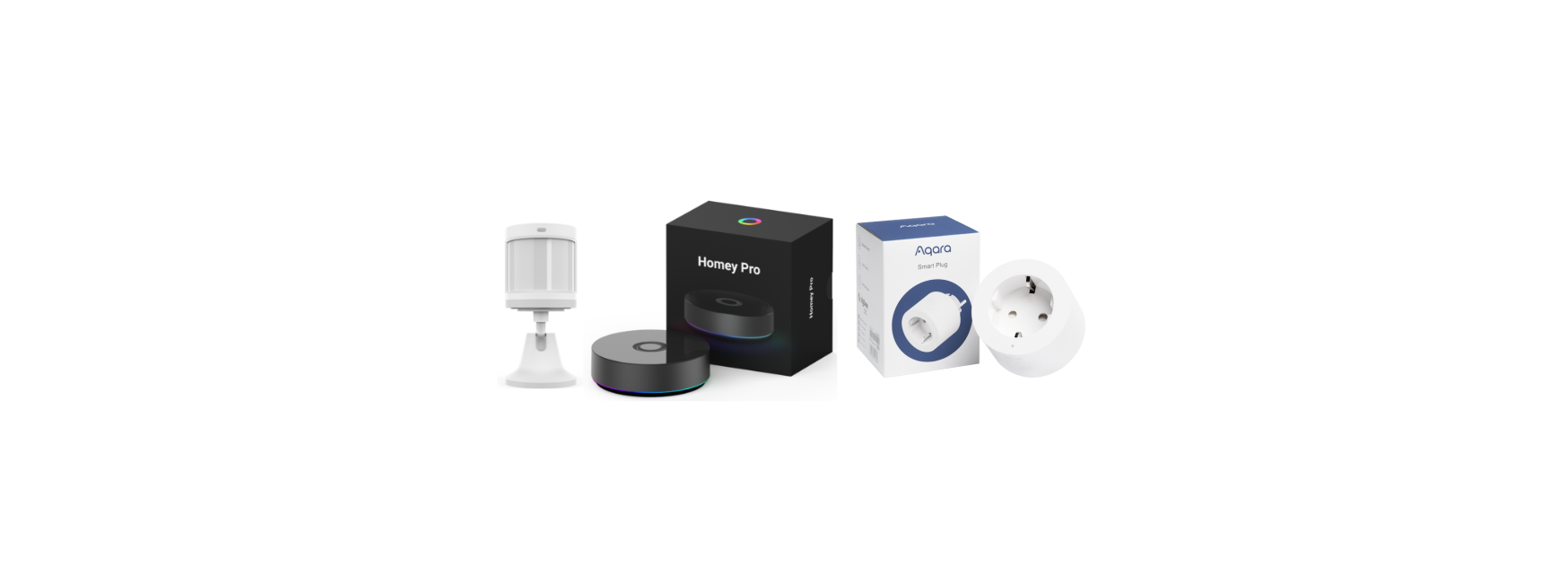 Homey Pro & Aqara Plug & Sensor-pakken