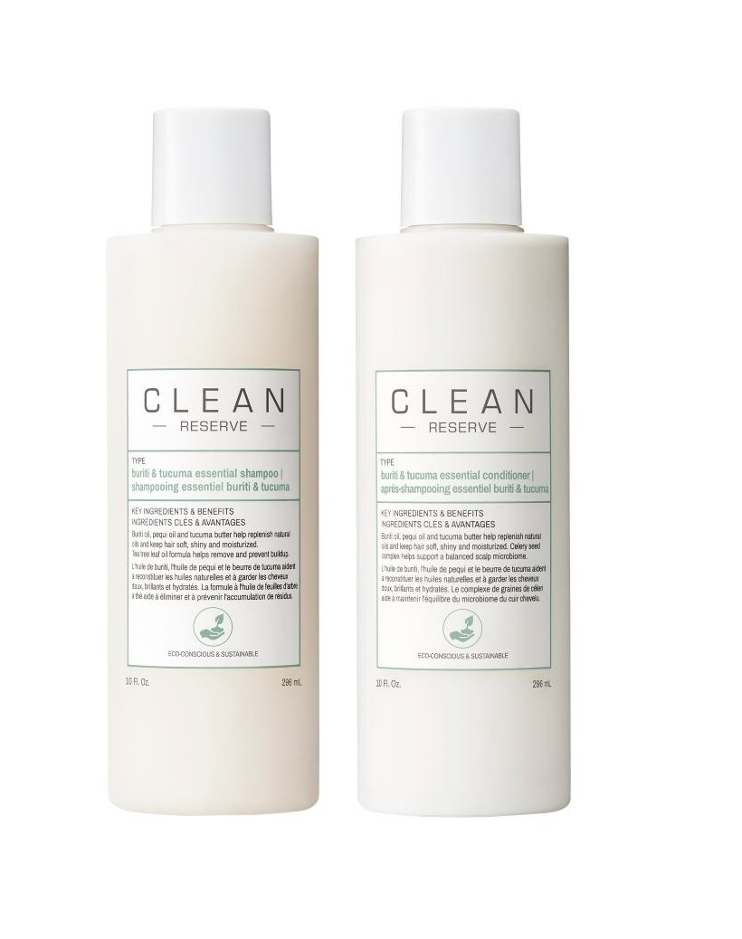 Clean Reserve - Buriti&Tucuma Shampoo 269 ml + Clean Reserve - Buriti&Tucuma Conditioner 296ml - Skjønnhet
