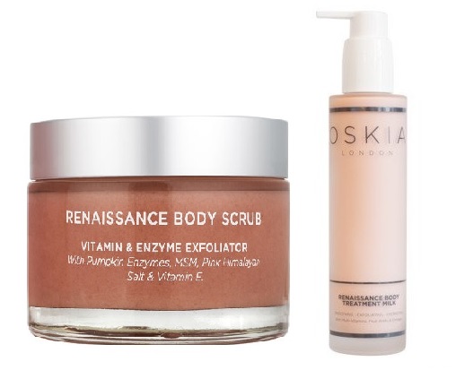 Oskia - Renaissance Body Scrub 220 ml + Oskia - Renaissance Body Treatment Milk 150 ml - Skjønnhet