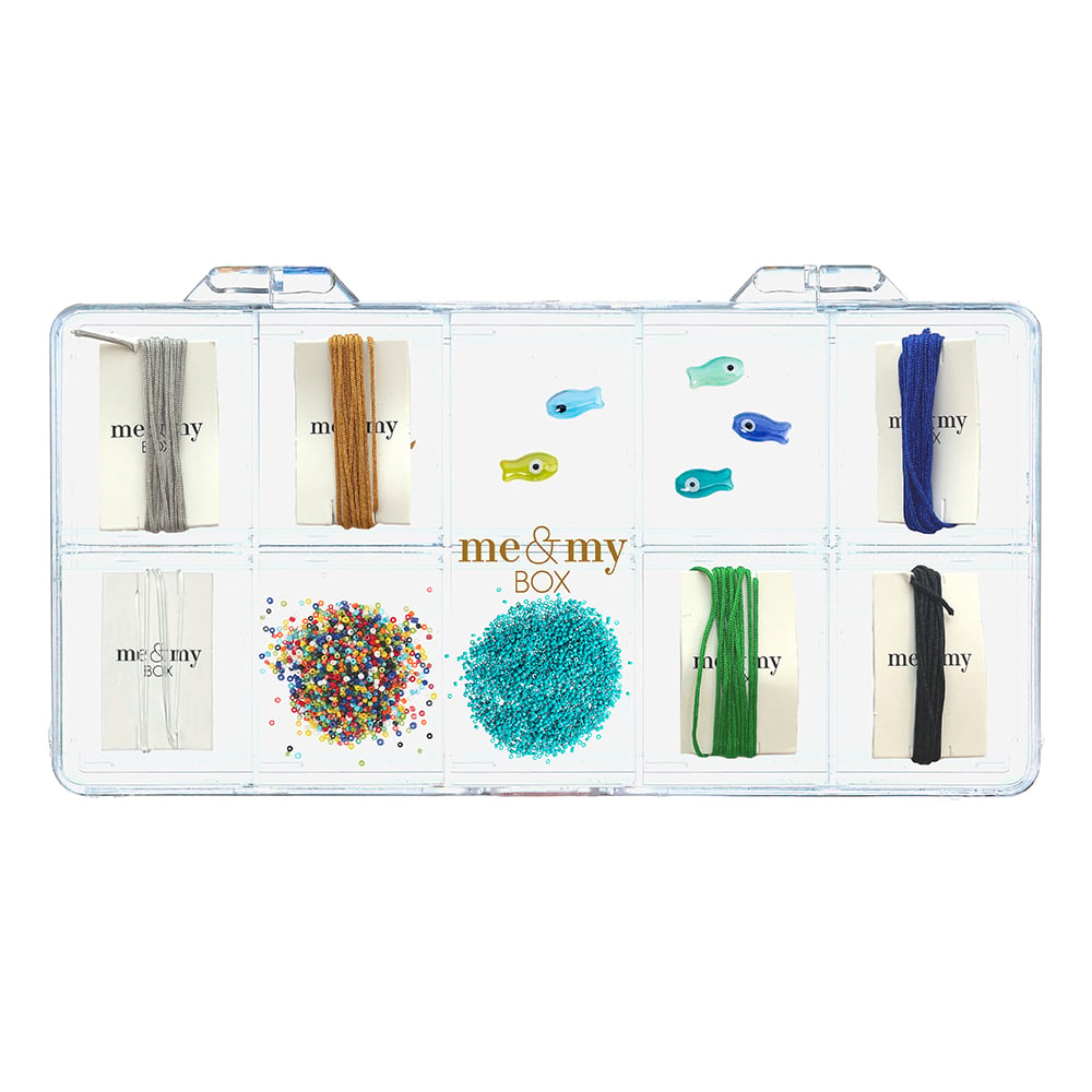 Me&My Box - Jewelry Kit Bracelet - Fish&Beads - Blue (BOX901036) - Leker