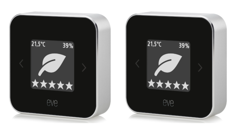 Eve - 2x Indoor air quality sensor with Apple HomeKit technology - Bundle