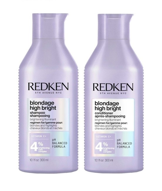 Redken - Blondage High Bright Shampoo 300 ml + Redken - Blondage High Bright Conditioner 300 ml