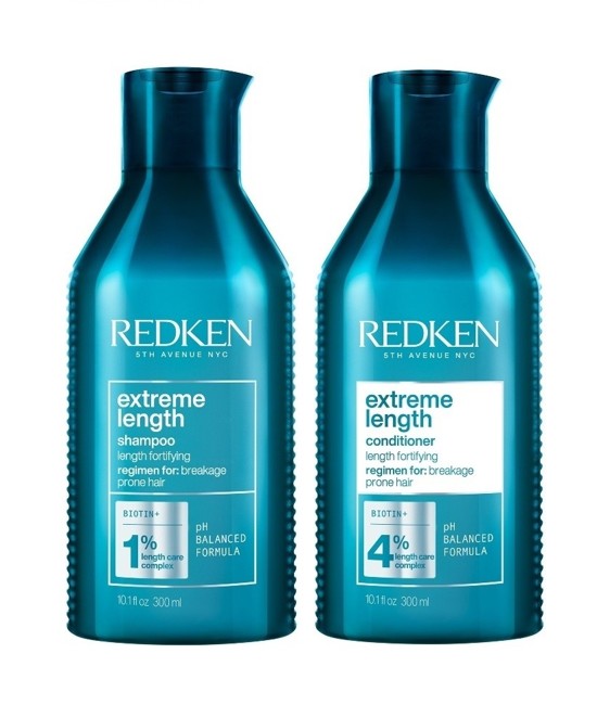Redken - Extreme Length Shampoo 300 ml + Redken - Extreme Length Conditioner 300 ml