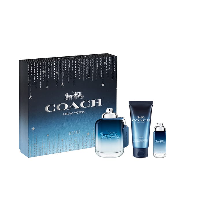 Coach - Blue EDT 100 ml + EDT 15 ml + Shower Gel 100 ml - Giftset - Skjønnhet