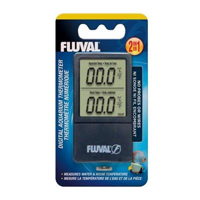 Fluval - 2-in-1 Digital Aquarium Thermometer - (H11193) - Kjæledyr og utstyr