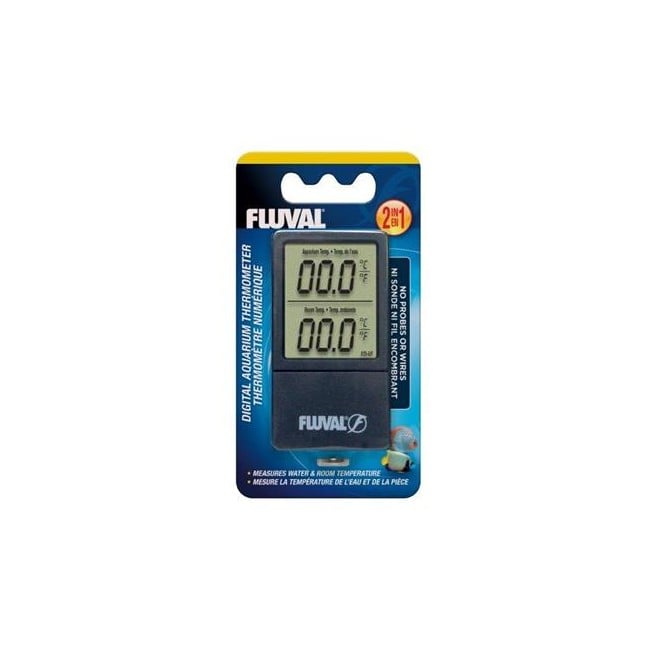Fluval - 2-in-1 Digital Aquarium Thermometer - (H11193)