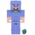 Minecraft - Biome Builds 8cm Figur - Stærke Steve thumbnail-1