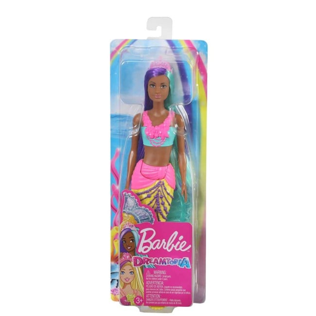 Barbie - Dreamtopia Mermaid Doll - Purple/Blue (GJK10)