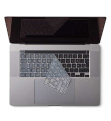 Philbert - Keyboard cover Europe MacBook Pro 13” M1-M2 2020/2022 and 16” 2019 - Transparent/Black