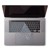 Philbert - Keyboard cover Europe MacBook Pro 13” M1-M2 2020/2022 and 16” 2019 - Transparent/Black thumbnail-1