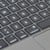 Philbert - Keyboard cover Europe MacBook Pro 13” M1-M2 2020/2022 and 16” 2019 - Transparent/Black thumbnail-4