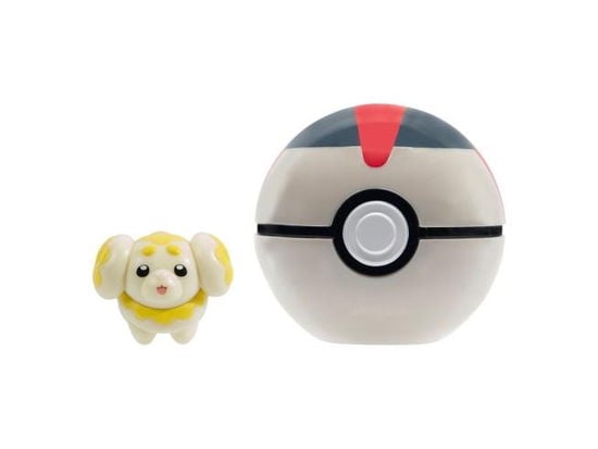 Pokémon Clip 'N' Go Lekesett Fidough med Timer-ball -  Actionfigurer - Plast