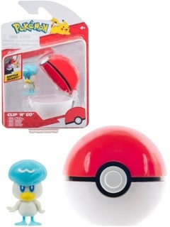 Pokémon - Clip N Go - Wuaxly and Poke Ball (PKW3630)