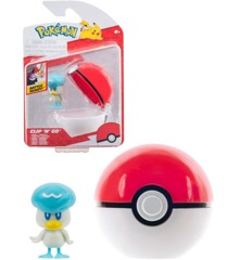 Pokémon - Clip N Go - Wuaxly og Poke Ball