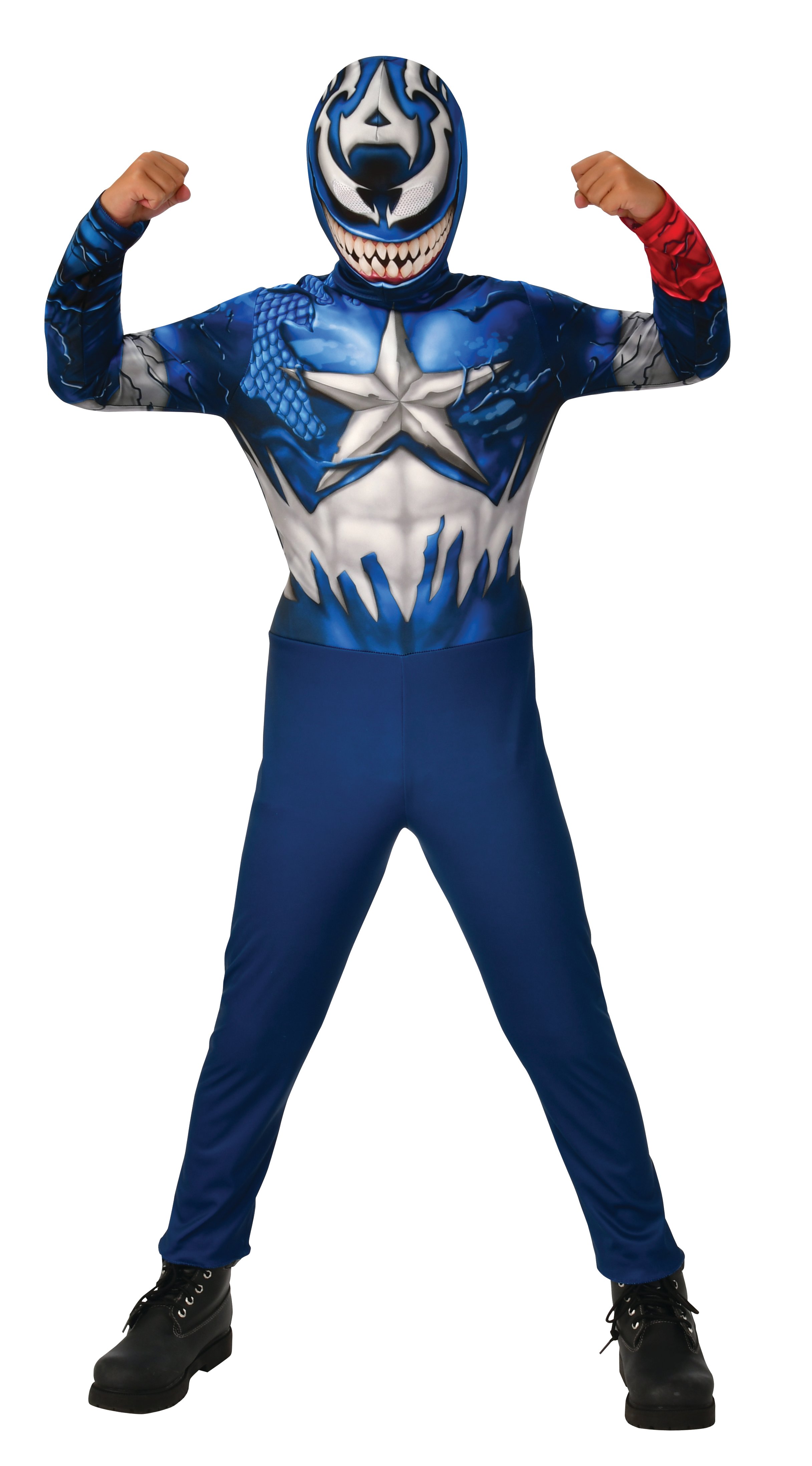 Rubies - Marvel Costume -Captain America Venomized (105-128 cm) (701781OS000) - Leker