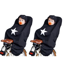 Babytrold - Raincover for Bicycle Seat - Black