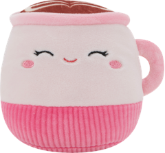 Squishmallows - Squeaky Plush - Dog Toy 9cm - Emery the Latte