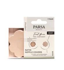 Parsa - Satin Nipple Covers 7 pcs - Nude