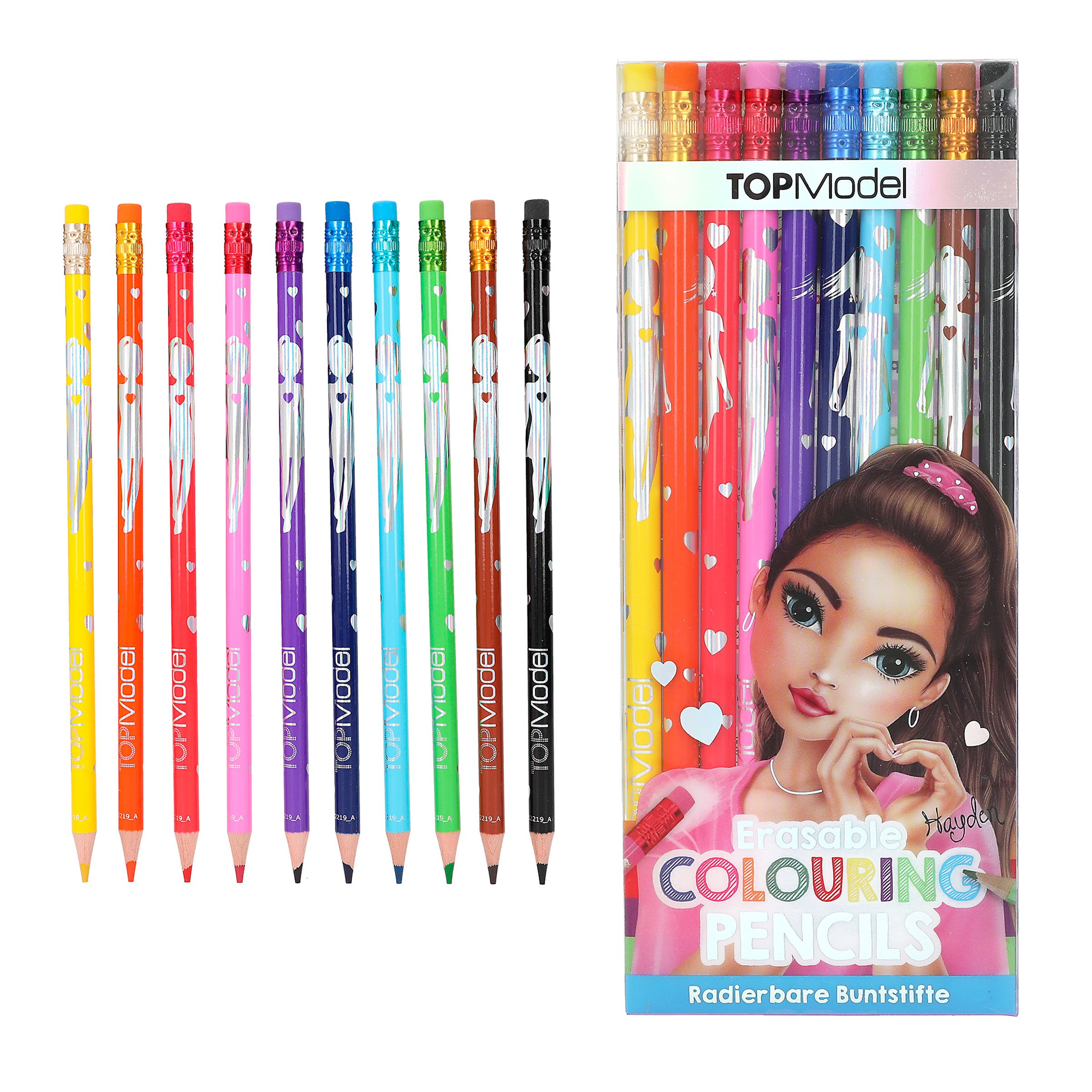 TOPModel - Erasable Colouring Pencils (0412219) - Leker