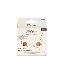 Parsa - Silicone Nipple Covers 2 psc - Dark Nude