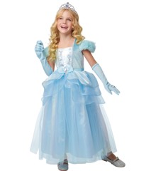 Rubies - Deluxe Dress - Blue Princess (128 cm)
