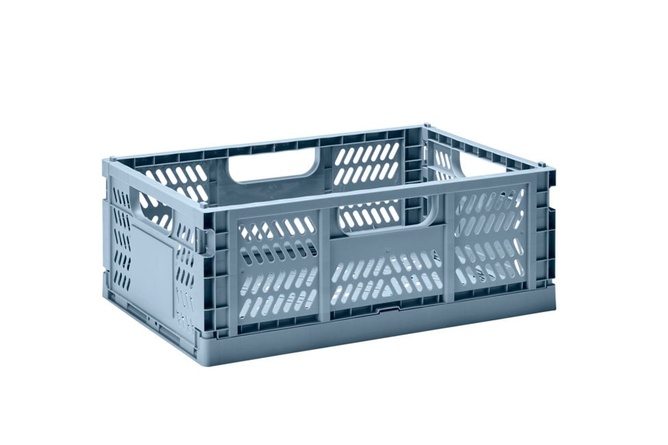3 Sprouts - Modern Folding Crate Large Blue
