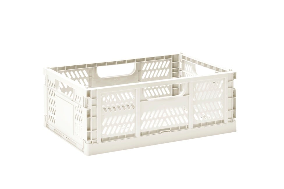 3 Sprouts - Modern Folding Crate Large Cream