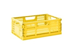 3 Sprouts - Modern Folding Crate Large Yellow