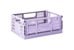 3 Sprouts - Modern Folding Crate Medium Purple thumbnail-1
