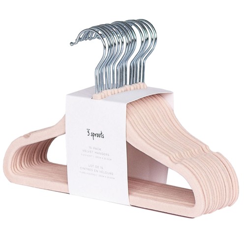 3 Sprouts - Velor Hanger 15 pcs