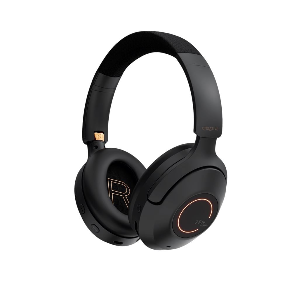 Creative - Zen Hybrid Pro Wireless Over-Ear Headphones ANC - Black - Elektronikk